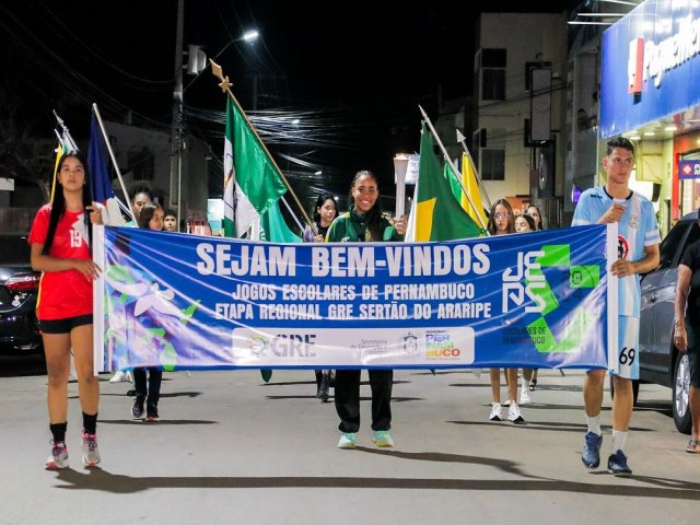 Araripina sedia 31 edio dos Jogos Escolares Regionais do Serto do Araripe