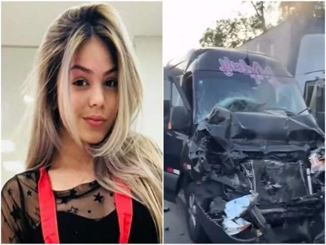 Van da cantora Melody sofre grave acidente a caminho de show