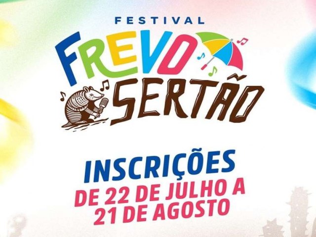 Festival Frevo Serto abre inscries para compositores do Serto e Agreste pernambucano