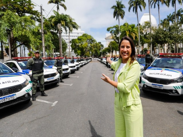 Governadora Raquel Lyra entrega 112 novas viaturas para a Polcia Militar e Corpo de Bombeiros de Pernambuco