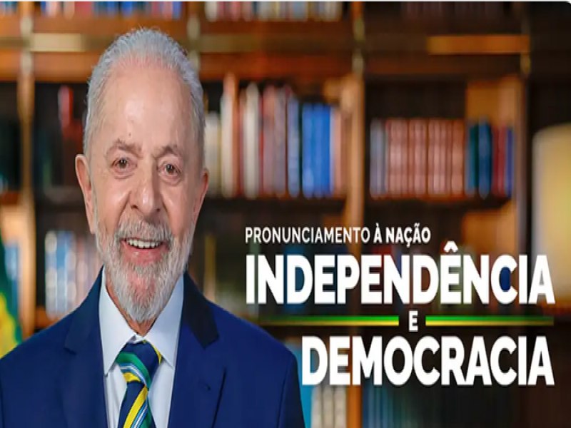 Lula exalta democracia em pronunciamento da Independncia