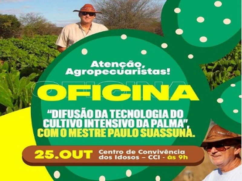 Secretaria de Agricultura de Bodoc e Sebrae realizam oficina sobre tecnologia do cultivo intensivo da palma