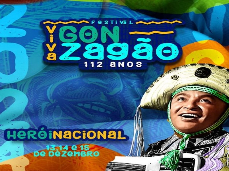 Festival Viva Gonzago vai movimentar os dias 13, 14 e 15 de dezembro em Exu