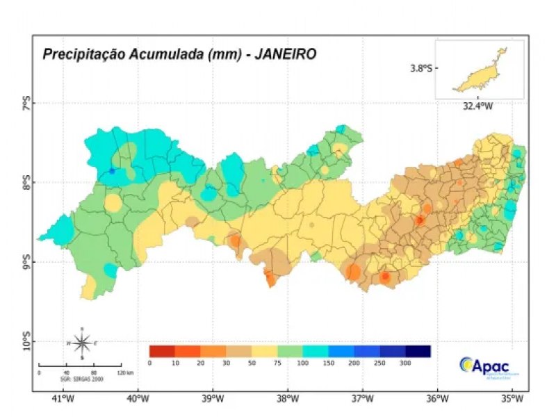 Apac indica chuvas abaixo da mdia e temperaturas elevadas para Pernambuco nos prximos meses