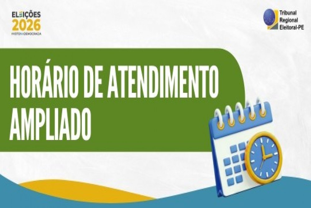 TRE-PE amplia atendimento e abre aos domingos para regulariza��o eleitoral antes do prazo final
