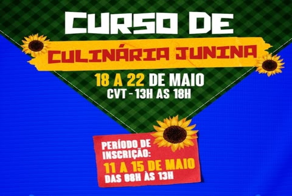Prefeitura de Salgueiro promove ''Curso de Culin�ria Junina''