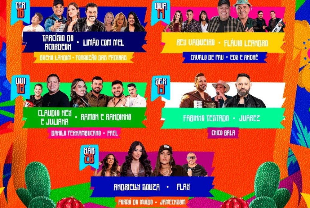 Prefeito de Salgueiro divulga programa��o completa do S�o Jo�o 2026