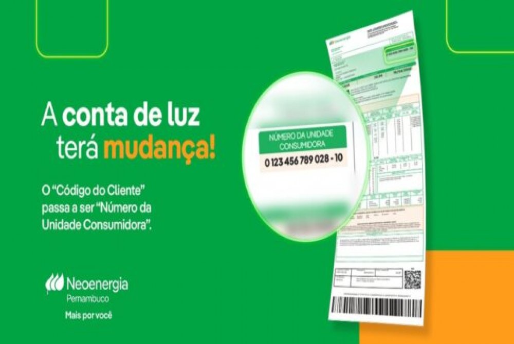 Conta de luz ter� mudan�a no n�mero de identifica��o do cliente