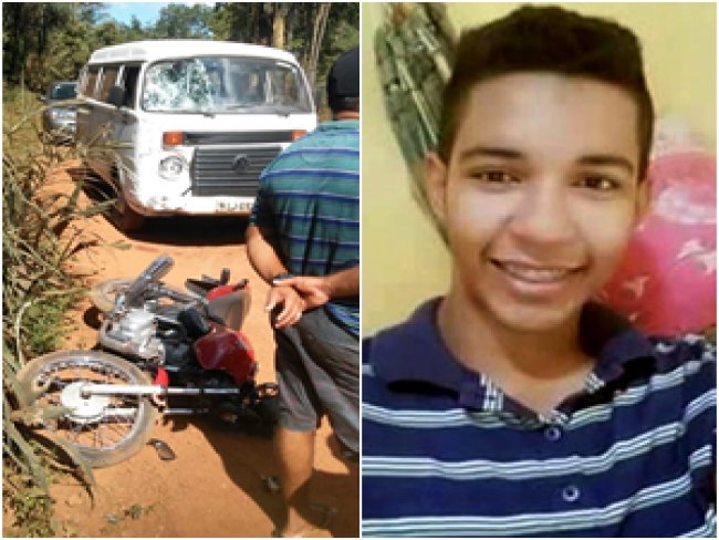 Jovem morre depois de acidente no PI entre moto e Kombi de prefeitura