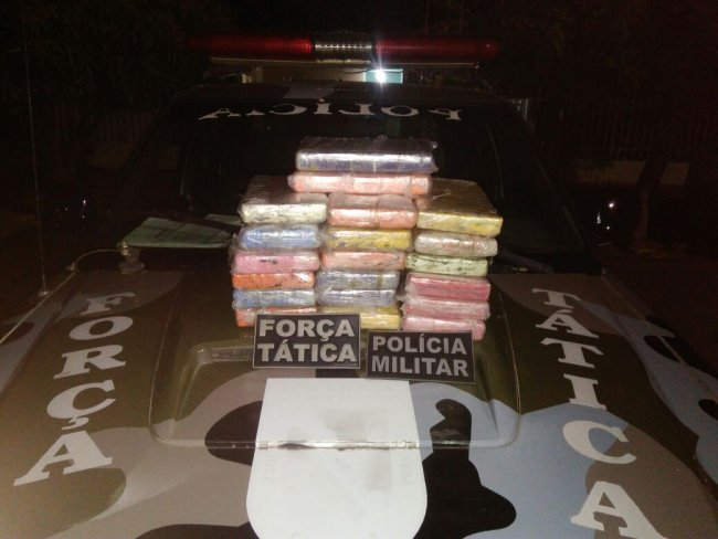 PM apreende aproximadamente 20 kg de pasta-base de cocaína em Paulistana