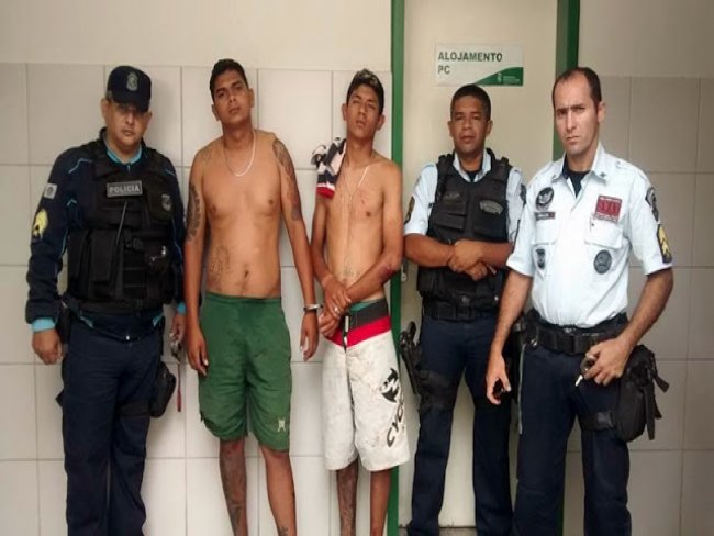 Após onda de assaltos em Cocal, dupla é presa pela polícia do Ceará