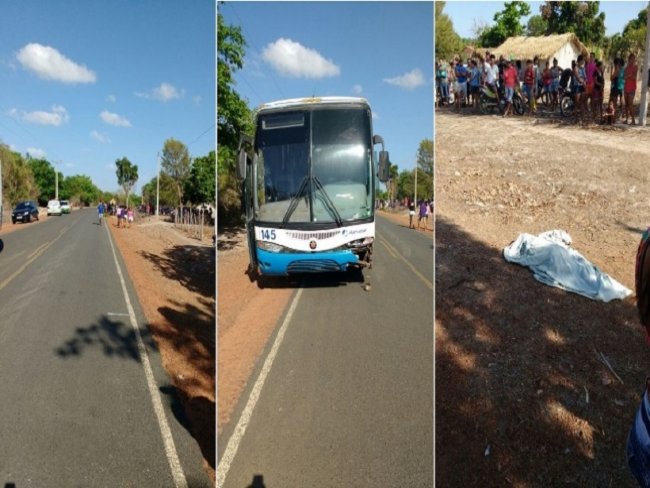 Criança de 9 anos morre atropelada por ônibus ao atravessar rodovia