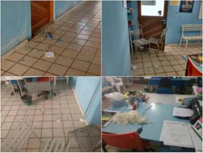 Secretaria de Saúde em município é arrombada durante recesso; confira