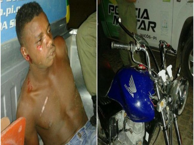 Jovem acusado de furtar moto é agredido e preso no Piauí