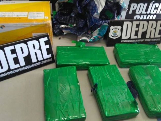 Polícia do Piauí apreende mais de 6 kg de drogas enviadas pelos Correios