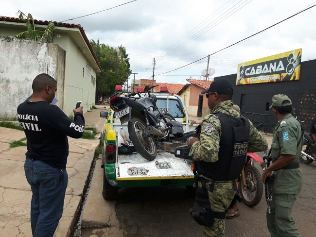Denúncia anônima leva Polícia à desmanche de motos em União Piaui
