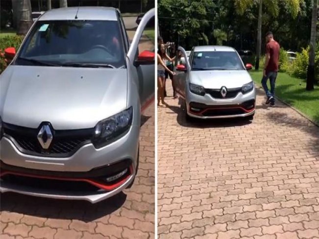 Anitta presenteia funcionário com carro 0 Km da Renault