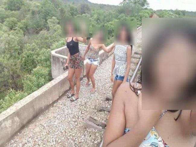 Transnordestina se pronuncia sobre queda de garotas em ponte