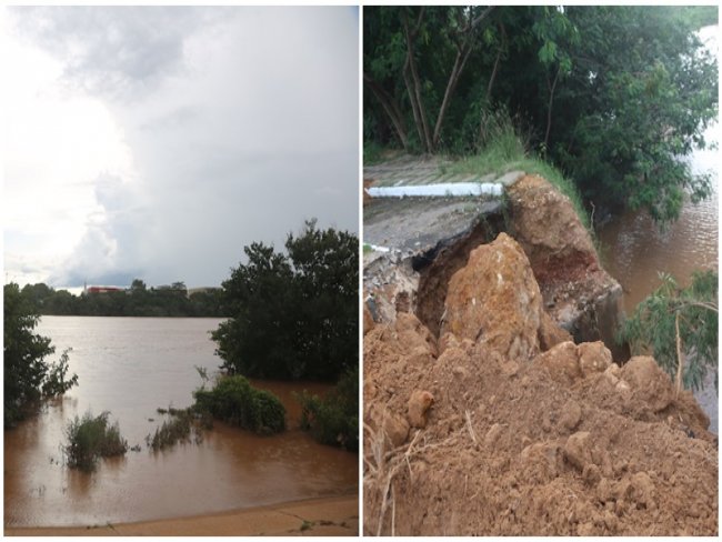 Nível do Rio Parnaíba sobe e ameaça romper Av. Maranhão em Teresina