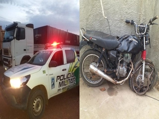 Grave colisão entre motocicleta e carreta deixa dois mortos na PI-247