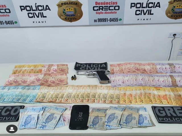 Greco prende cinco acusados de roubos a bancos no Piauí