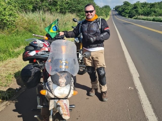 Motociclista que saiu do Piauí com destino a SP conclui expedição após sete dias
