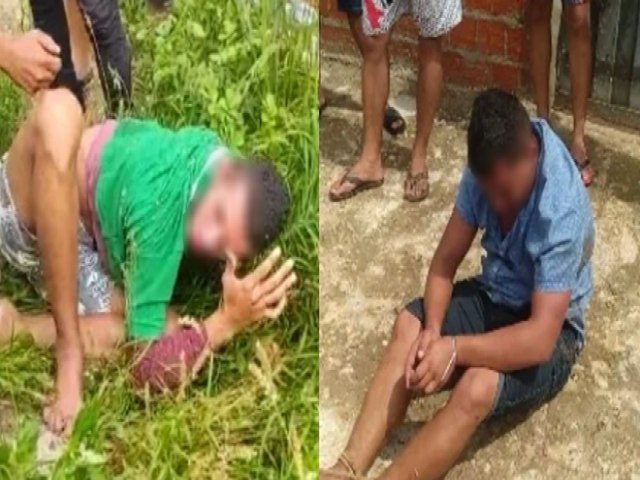 Vídeo: suspeitos de realizar assaltos são capturados e espancados por populares em Teresina