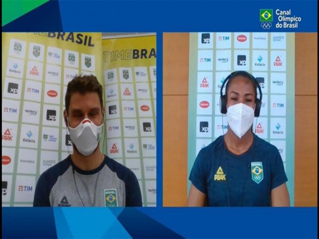 Judoca Ketleyn Quadros e Bruninho serão os porta-bandeiras do Brasil em Tóquio