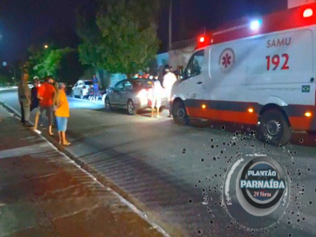 Ciclista fica gravemente ferida após acidente de trânsito no litoral do Piauí