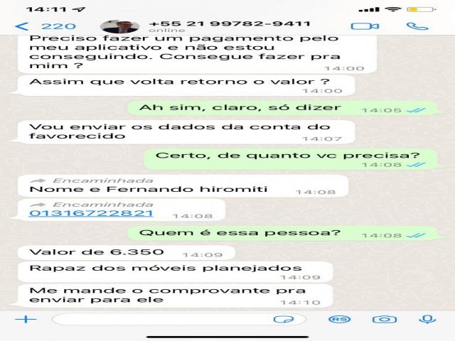 PI: golpista usa foto de ex-vereador morto a 1 ano no perfil de WhatsApp para pedir dinheiro