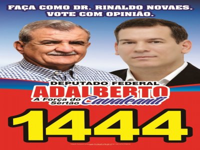 Floresta: Vice prefeito Dr. Rinaldo Novaes‏ apoia Adalberto Cavalcanti