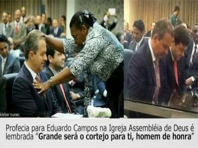 Profecia na Assembléia de Deus no Pernambuco pode ter apontado morte de Eduardo Campos