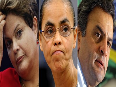 Pesquisa CNT/MDA : Dilma 38,1%; Marina 33,5% e Aécio 14,7%