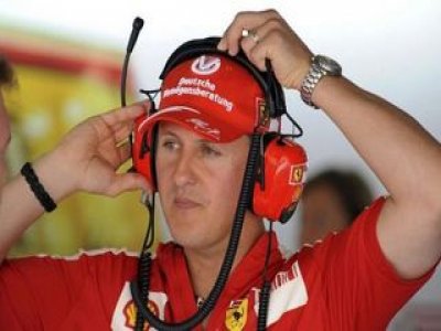 Schumacher chora ao ouvir vozes dos filhos e da esposa