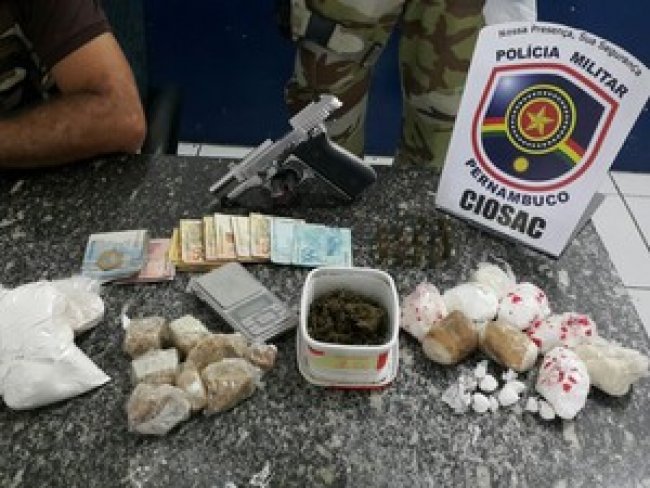 Trio é preso por tráfico de drogas em Petrolina, no Sertão de Pernambuco