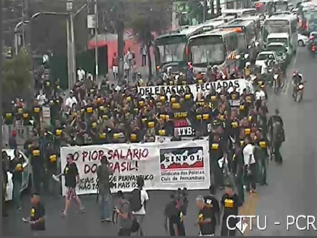 Policiais civis de Pernambuco paralisam atividades por 24h na próxima terça-feira