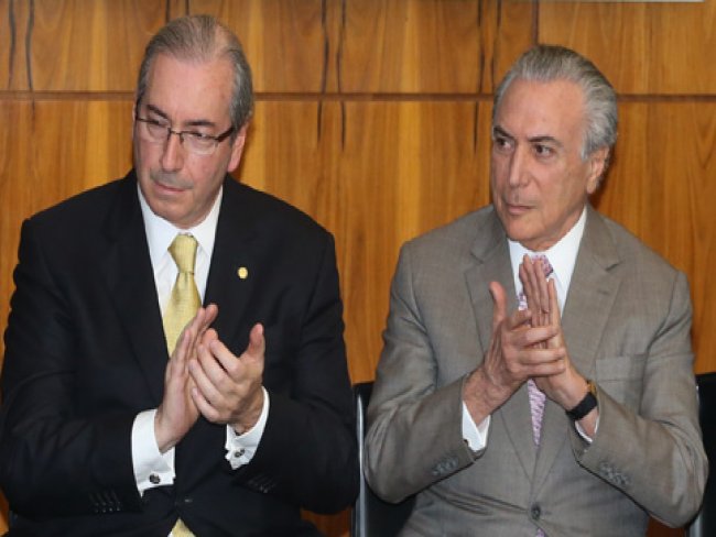 Temer defende Cunha e diz que relação entre PMDB e governo é institucional