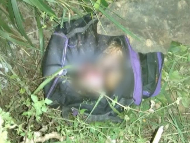 Mãe de bebê encontrado em mochila presta depoimento em Quipapá
