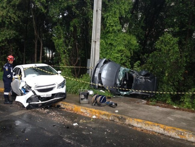 Acidentes deixam três feridos na Zona Sul do Recife nesta quinta-feira