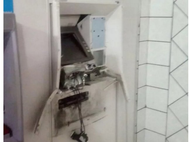 Bandidos danificam posto bancário na Zona da Mata de Pernambuco ao explodir caixa eletrônico