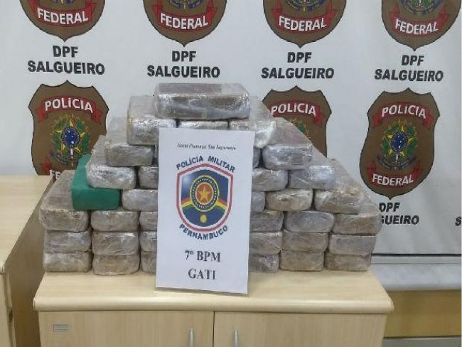 Polícia Federal apreende 40 kg de pasta base de cocaína no Sertão