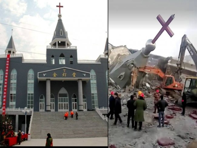 Demolição de igreja na China causa temor de perseguição religiosa