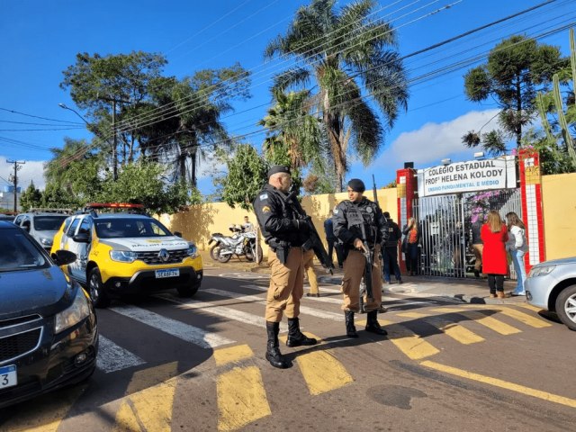 Menina  morta em ataque em escola em Camb, no Paran