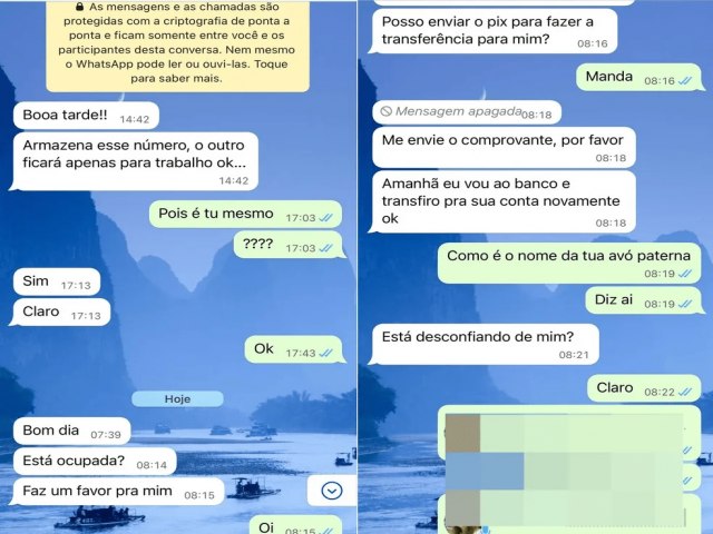 Mulher faz 'quiz' com bandido e escapa de golpe do Pix pelo WhatsApp