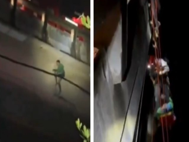 SP: jovem é resgatado após ser arremessado de ponte depois de sequestro; confira vídeo