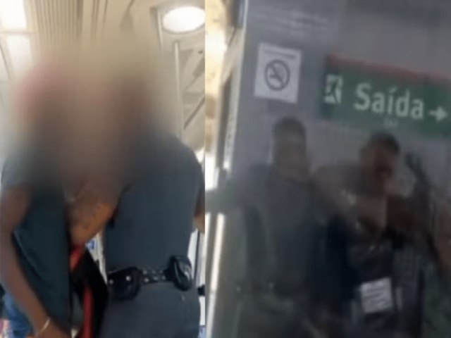 Segurança impede homem de tocar violino no metrô de Salvador e briga é registrada por passageiros