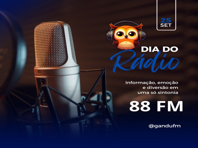 QUARTA FEIRA (25) COMEMORA-SE O DIA NACIONAL DO RDIO 