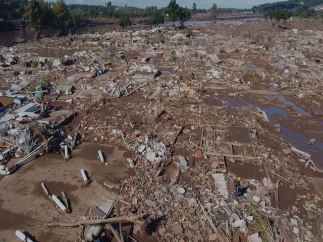 Quase 75% da populao do Rio Grande do Sul foi afetada por enchentes, diz Atlas/CNN