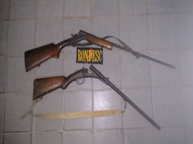 Polcia prende armas de fogo em zona rural de Dormente-PE