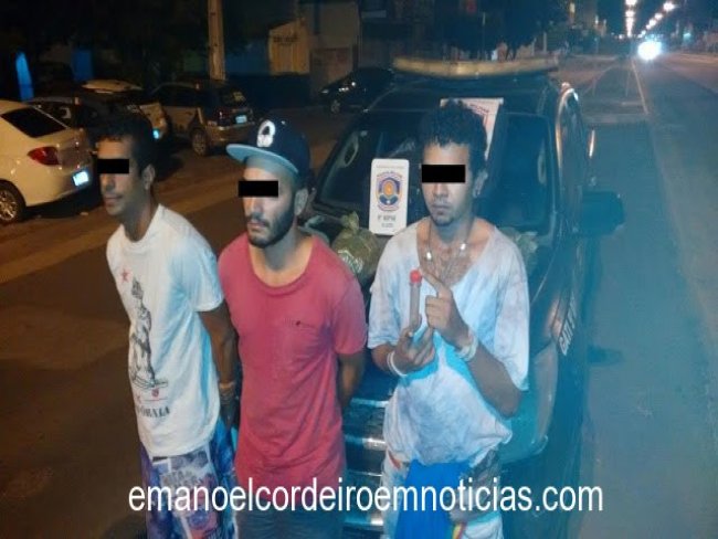 GATI prende 3 homens com mais de 5kg de maconha em Petrolina